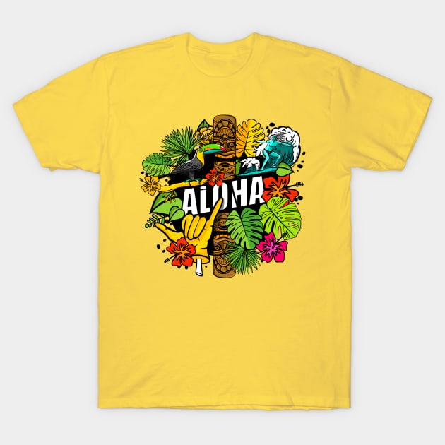 ALOHA T-Shirt by Stamina.Design